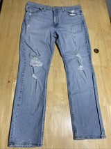 Levis 511 Slim Fit Straight Jeans Men 36x30 (actual 36x29)Blue Denim Dis... - $417.54 MXN