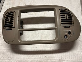  1998-2002 Ford F150 Radio Bezel Tan Dash Trim Panel Center A/C Air Vent - $44.10