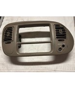  1998-2002 Ford F150 Radio Bezel Tan Dash Trim Panel Center A/C Air Vent - $44.10