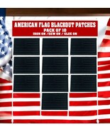 American Flag BLACK Patches (10-Pack) USA FLAG Embroidered Iron on Patch... - $8.90