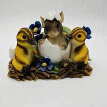 Charming Tails Your One of a Kind Mouse Ducks Eggs Hatch Figure By Fitz &amp; Floyd - £19.57 GBP