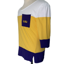 LSU Shirt Size L UG Apparel University Of Louisiana Purple Gold One Pocket - £19.60 GBP