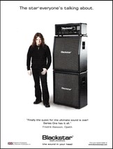 Opeth Fredrik Akesson 2010 Blackstar Series One amplifier advertisement amp ad - £3.32 GBP
