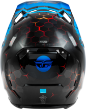 New 2024 Fly Racing Formula CC Tektonic Black Blue Red Helmet MX ATV Adult - £393.95 GBP