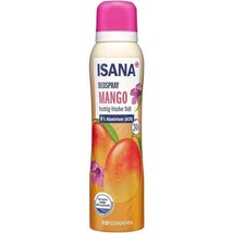 Isana Mango Deodorant Spray 0% Aluminum 150ml -FREE Shipping - £7.52 GBP