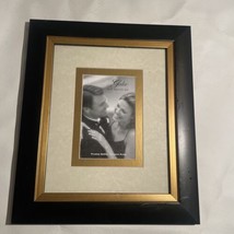 ArtToFrames Matted 8x10 Black Picture Frame with 2&quot; Double Mat, 4x6 Open... - £32.28 GBP