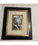 ArtToFrames Matted 8x10 Black Picture Frame with 2&quot; Double Mat, 4x6 Open... - £32.19 GBP