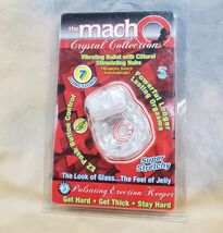 Macho Crystal Collection Pulsating Erection Keeper Vibrating Bullet 7 Function image 2