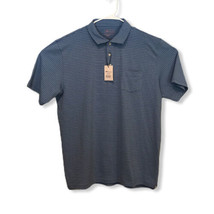 Peter Millar Baker Stripe Windsor Blue Polo Shirt  XL - £54.26 GBP