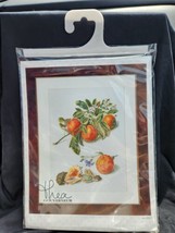 Thea Gouverneur Counted Cross Stitch Kit 3061 Oranges And Blossoms 33x45cm - £29.92 GBP