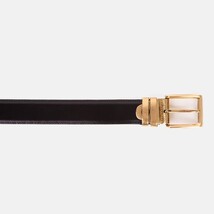 The Arda Black & Gold Leather Belt image 5