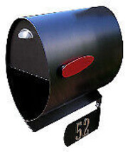 603 Products SPIRA-M001BLK Spira Postbox Large Black Powder Coat - $369.92