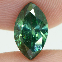 Marquise Shape Diamond Loose Fancy Green Color VS2 Certified Enhanced 1.01 Carat - £1,215.23 GBP