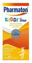 1 X Pharmaton Kiddi CL Syrup 100ml Multivitamin Lysine &amp; Calcium DHL EXPRESS - £34.68 GBP