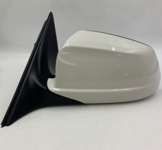 2011-2012 BMW 528i Driver Side View Power Door Mirror White OEM E04B02040 - £156.42 GBP