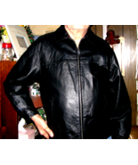 St. John&#39;s Bay Brown Leather Mens Jacket, Brend New? Medium - £22.58 GBP