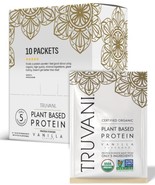 Truvani Vegan Pea Protein Powder | Vanilla | 20g Organic Plant Based Pro... - $34.71 CAD