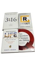 Set Of 4 Christian Books By Max Lucado David Jeremiah And Robert Morgan ... - $9.60