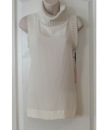 Juicy Couture Turtle Neck Mixed Media Top EGGNOG Women&#39;s Sz XS-L NWT MWR... - $455.44 MXN