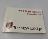 1999 Dodge RAM Owners Manual User Guide Handbook OEM P03B28010 - £21.22 GBP