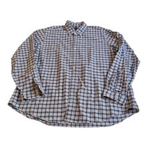 Mens Polo Ralph Lauren Long Sleeve Blue White Plaid Button Up Shirt Size... - £25.84 GBP