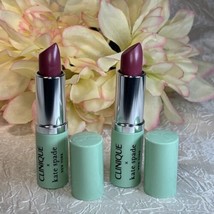 2x Clinique Kate Spade Lipstick LipColour  + Primer - 14 Plum Pop - FS NWOB Free - £8.38 GBP