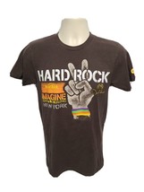 2014 Gjr Hard Rock Cafe Imagine Theres No Hunger New York Adult S Brown TShirt - £16.07 GBP