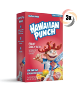 3x Packs Hawaiian Punch Juicy Fruit Red Drink Mix | 8 Singles Each | .75oz - $15.72 CAD