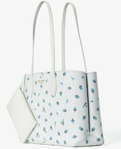 Kate Spade All Day Dainty Bloom Large Tote Floral White Pouch PXR00389 N... - £88.37 GBP