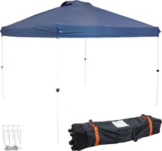 Sunnydaze 12x12 Foot Premium Pop-Up Canopy with Rolling Carry Bag - Heavy Duty - £146.35 GBP