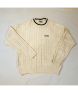 Vintage Colby College Collection by Genus Crewneck Cable Knit Sweater Me... - $67.82 CAD