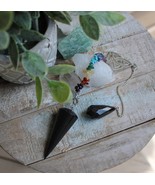 Shungite Pendulum 7 Chakra, EMF Clearing and Protection, Healing - $1,310.02 MXN