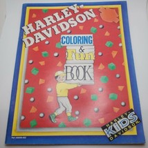 Harley Davidson Kids Coloring & Fun Book NOS! 1990 Unused - $16.63