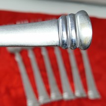 Set of 7 Cambridge CODIE pattern stainless Dinner forks -FROSTED- Read! - $16.98