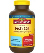 Nature Made Fish Oil 1200mg (360mg Omega 3) 200 Softgels Exp 2028+ - $518.01 MXN