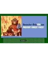 N Scale 2&quot;x1 1/2&quot; BILLBOARD SIGN GLOSSY SMOKEY THE BEAR - $4.99