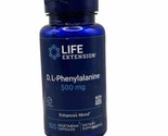 Life Extension D,L-Phenylalanine 500 mg 100 VegCap Ex 6/2025 - £14.02 GBP