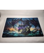 TCG Game Mat Zombie Dragon Large Black Gaming Mouse Pad w/ Stitched Edge... - $15.45 CAD
