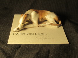 Ron Hevener Greyhound Figurine Miniature  - $25.00