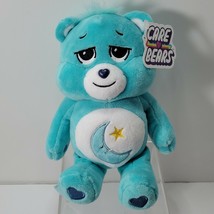 Care Bears Bedtime Bear 2021 Aqua Blue Plush Moon And Star 9&quot; Nwt - £16.11 GBP