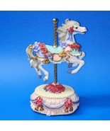 Carousel Horse Music Box By Heritage House Melodies County Fair Collection - £17.13 GBP