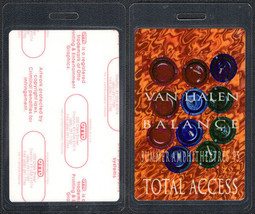 1995 Van Halen Laminated Total Access Backstage Pass from the Balance Su... - £7.59 GBP
