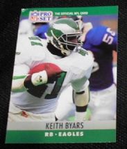 1990 Pro Set Keith Byars 245, Philadelphia Eagles, NFL Football Sports Card RARE - £12.78 GBP