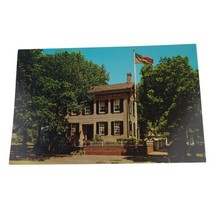 Springfield Illinois Abraham Lincoln&#39;s House Postcard Unposted Vintage  - £2.55 GBP