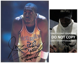 John Salley signed Georgia Tech basketball 8x10 photo Proof COA autographed - £59.34 GBP