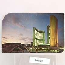 The New City Hall Illuminated Toronto Ontario Canada 1960s Postcard ON - $7.88