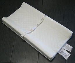 SUMMER INFANT Baby Child Contoured WHITE CHANGING PADS with Belt Buckles - $9.99