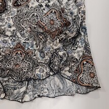 Piphany Valencia P3-311A Women's Multicolor Paisley Wrap Skirt Size 2X image 13