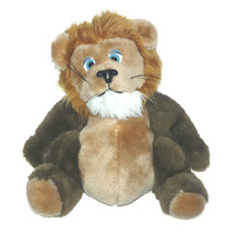 VTG Nanco Lion Tiger Plush Blue Eyes Big Belly 10 inch Stuffed Animal Lovey Toy - £29.18 GBP