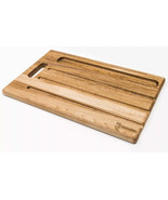 Richelieu Large 16 x 10 x 3/4 In Canadian Maple Rectangular Grooved Brea... - $60.76 CAD